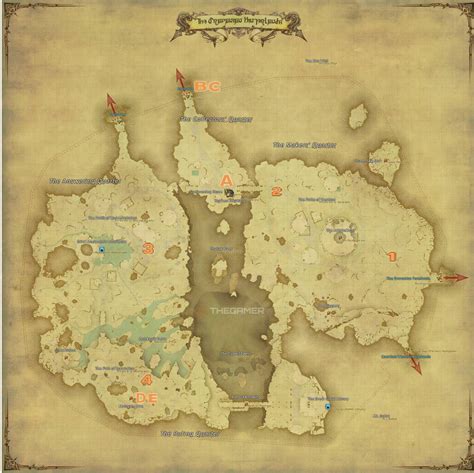 ffxiv heavensward aether currents map.